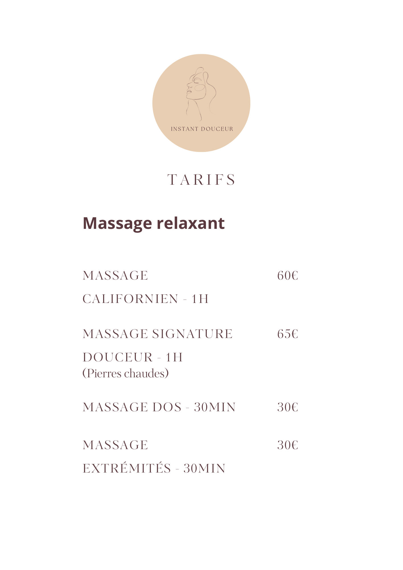 Tarifs massage Marseille 12e (13012)